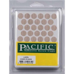 Pacific Yapışkanlı Vida Tapası 14Mm Ladin (1 Paket - 50 Adet) - Pacific