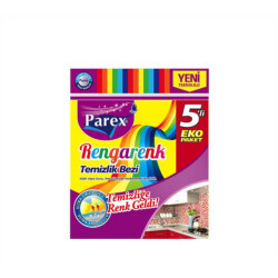 Parex Cleaning Cloth Colourful 5 pcs - Parex