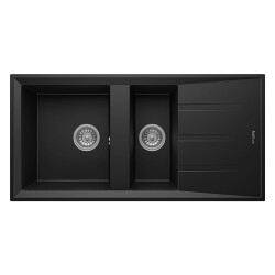 Real Stone P013 Salda 100 Granit Eviye Siyah - Real Stone