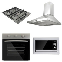 Renno Mikrodalga Fırın Hediyeli İnox Ankastre Set (Özel Düğün Paketi) - Renno