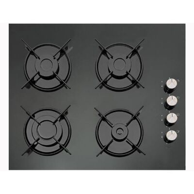 Renno Verona Ceramic Glass Stove 60cm Black - 1