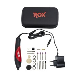 Rox 0093 Mini Hobi Gravür Makinası 25 Parça Aksesuarlı - ROXWOOD