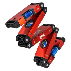 Rox 0176 Mıknatıslı Alüminyum Katlanır Su Terazisi 70 cm - ROX