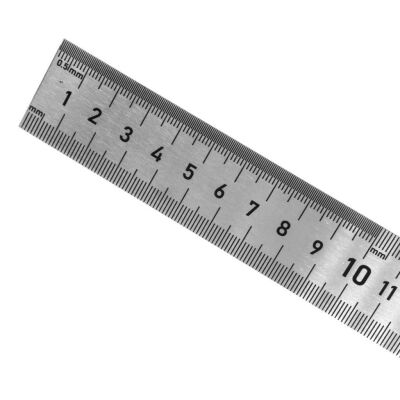 Rox 0200 Çift Taraflı Çelik Cetvel 500 mm - 2