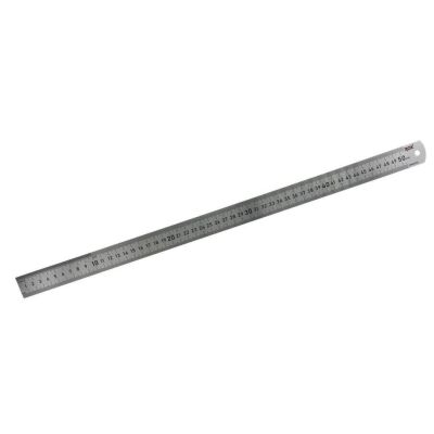 Rox 0200 Çift Taraflı Çelik Cetvel 500 mm - 1