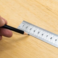 Rox 0200 Çift Taraflı Çelik Cetvel 500 mm - 4