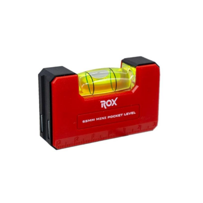 Rox 0280 Mıknatıslı Cep Tipi Mini Su Terazisi 65 mm - 1