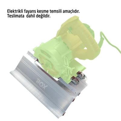 Rox 0288 Seramik İçin Alüminyum 45° Açılı Gönye Kesme Aparatı - 4