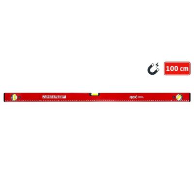 Rox 0351 Mıknatıslı Alüminyum Su Terazisi 100 cm - 1