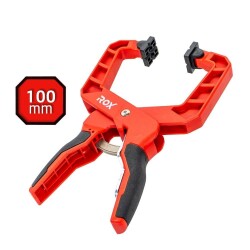 Rox 0355 Cırcırlı Hızlı Mandal Tip Kıskaç İşkence 100 mm - 1