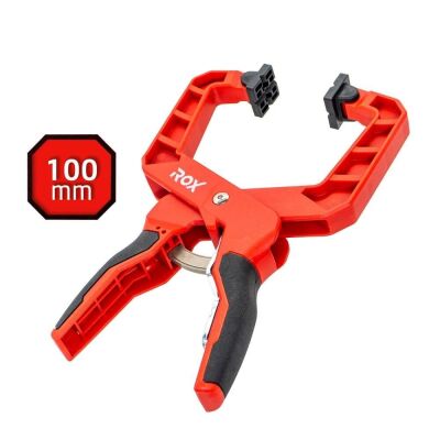 Rox 0355 Cırcırlı Hızlı Mandal Tip Kıskaç İşkence 100 mm - 1