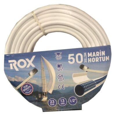 Rox 1/2'' 13 mm Marine Tekne Bahçe Sulama Hortumu 50 metre - 1
