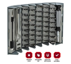 Rox 126 Parça Tornavida Seti - 1