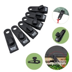 Rox Camping 0113 ABS Tarp Kamp Çadır Tente Branda Klipsi - 6 Adet - ROX CAMPING
