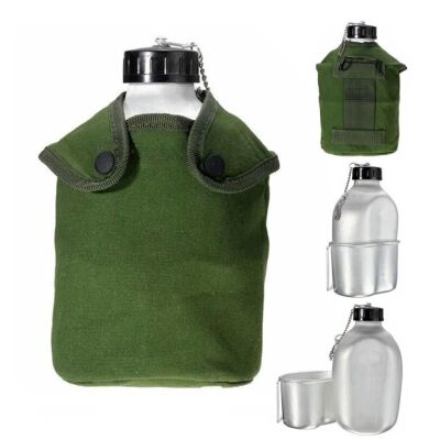 Rox Camping 0144 Taşıma Kılıflı Alüminyum Matara Kap Seti - 1