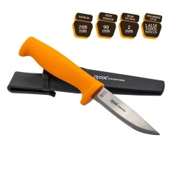 Rox Camping Bushcraft Eco Paslanmaz Çelik Kamp Bıçağı (Turuncu) - ROXCAMPING