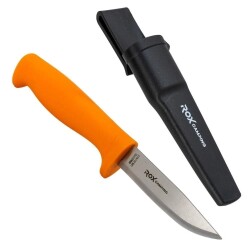 Rox Camping Bushcraft Eco Paslanmaz Çelik Kamp Bıçağı (Turuncu) - 3