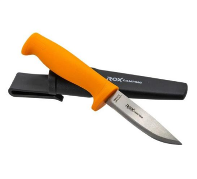 Rox Camping 0320 Bushcraft Eco Paslanmaz Çelik Kamp Bıçağı (Turuncu) - 2