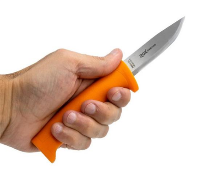 Rox Camping 0320 Bushcraft Eco Paslanmaz Çelik Kamp Bıçağı (Turuncu) - 4