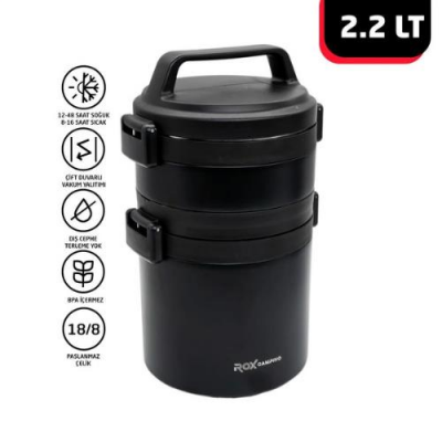 Rox Camping 2.2 LT Yemek Termosu - 1