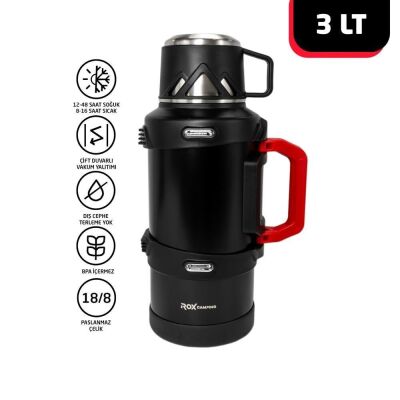 Rox Camping 3 LT Kamp Termos - 1