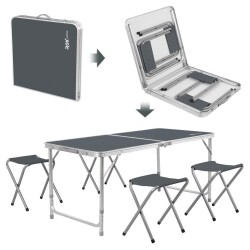 Rox Camping Katlanır Masa Tabure Seti - 4