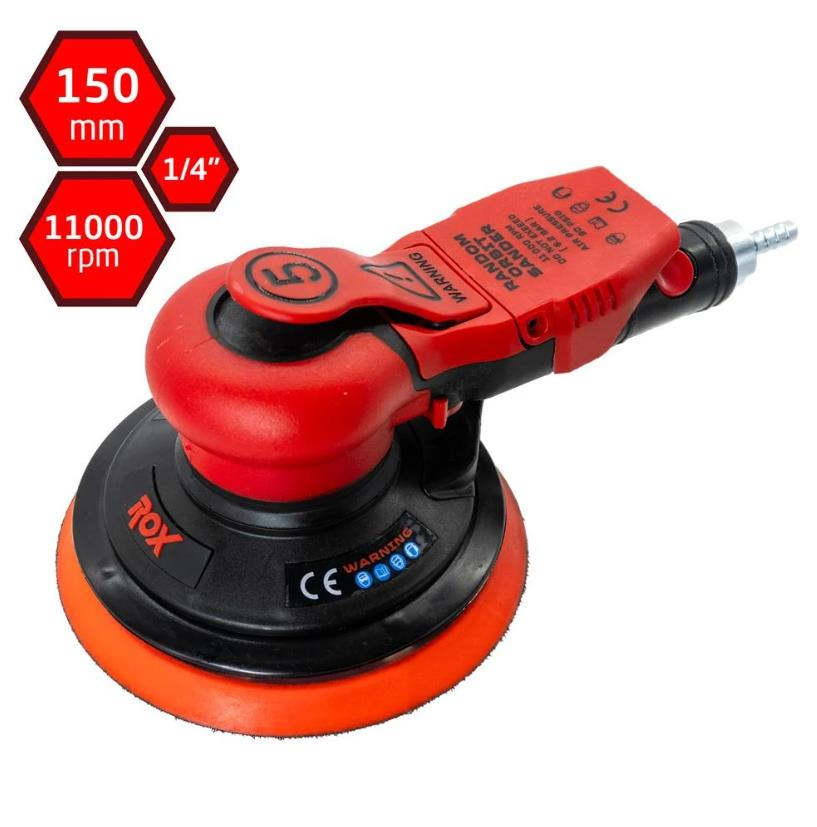 ROX Orbital Havalı Zımpara Makinesi – Random Orbital Air Sander