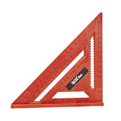 Rox Wood 0022 Abs Plastik Üçgen Marangoz Gönye 175 mm - ROXWOOD