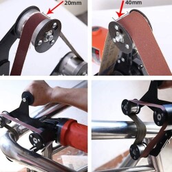 Rox Wood 0059 Taş Motoruna Takılır Esnek Şerit Zımpara Aparatı - 4