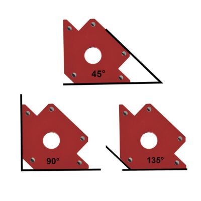 Rox Wood 0072 Manyetik Açılı Kaynak Tutucu Mıknatıs Gönye 50 Lbs - 4