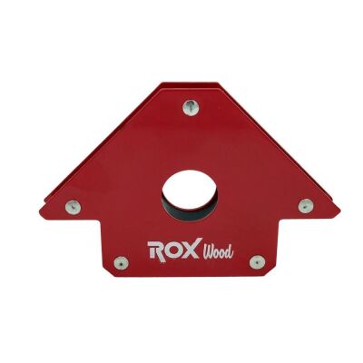 Rox Wood 0072 Manyetik Açılı Kaynak Tutucu Mıknatıs Gönye 50 Lbs - 1