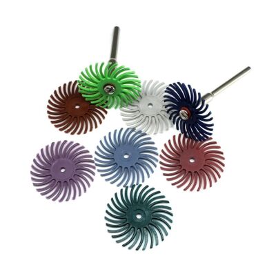 Rox Wood 0085 Gravür Polisaj Parlatma Zımpara Seti 10 Parça Kıl Disk - 1