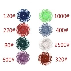 Rox Wood 0085 Gravür Polisaj Parlatma Zımpara Seti 10 Parça Kıl Disk - 3