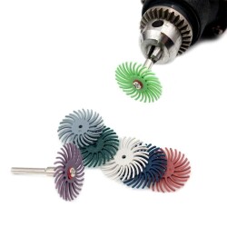 Rox Wood 0085 Gravür Polisaj Parlatma Zımpara Seti 10 Parça Kıl Disk - 4