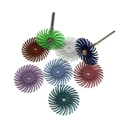 Rox Wood 0085 Gravür Polisaj Parlatma Zımpara Seti 10 Parça Kıl Disk - 1