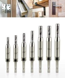 Rox Wood 0086 Kendinden Merkezlemeli Bits Saplı Matkap Ucu Seti 7 Parça - ROXWOOD