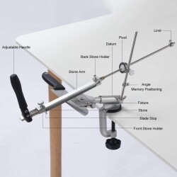 Rox Wood 0087 Ruixin Pro Bıçak Bileme Seti - 4