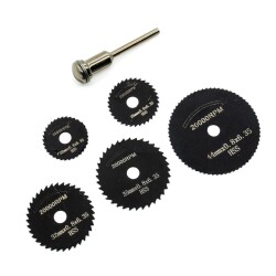 Rox Wood 0088 HSS Gravür Makinası Mini Testere Seti 6 Parça - ROX WOOD