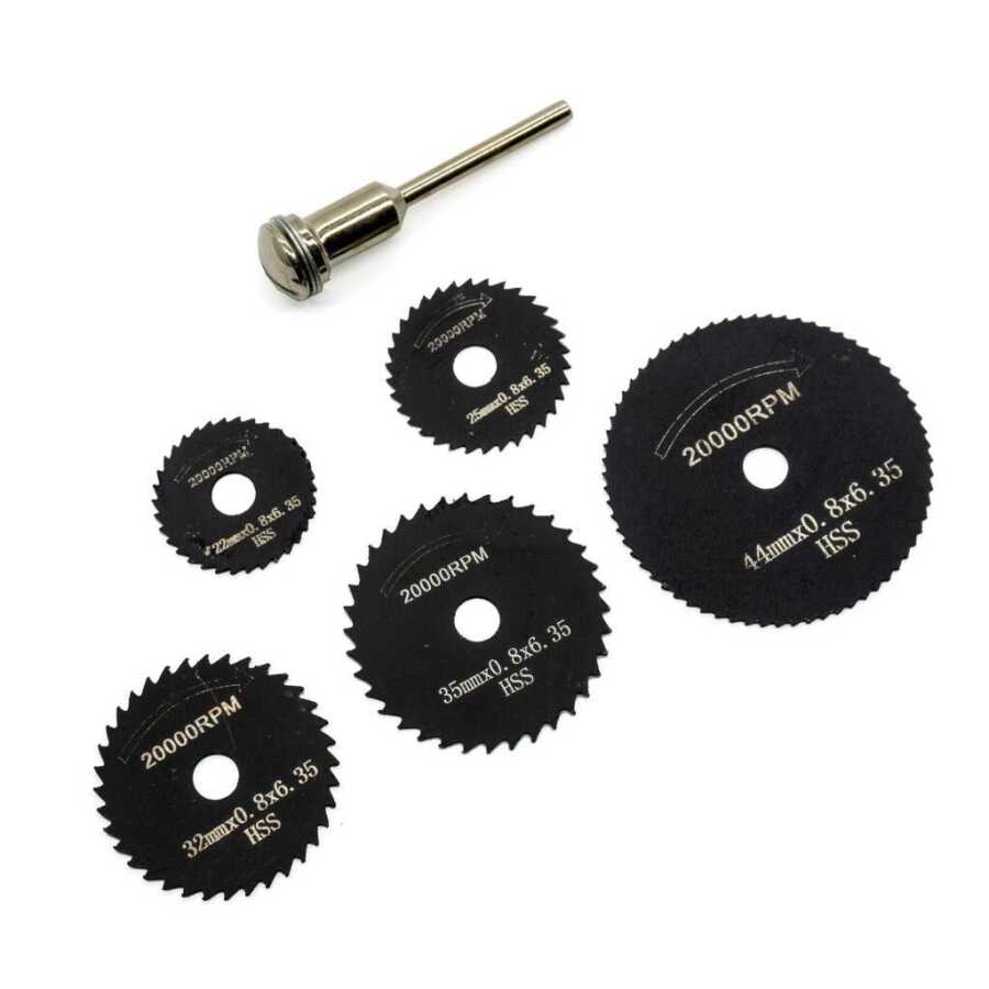 Dũng Đỗ様　まな板 Rox Wood 0088 HSS Gravür Makinası Mini Testere Seti 6 Parça