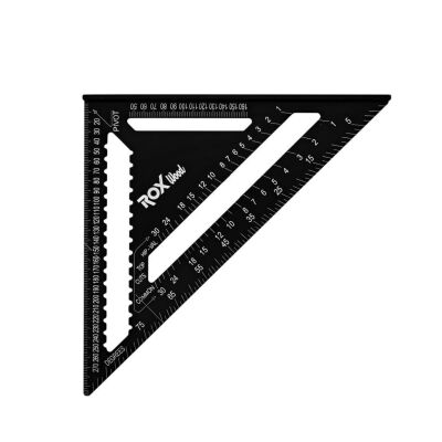 Rox Wood 0089 Alüminyum Üçgen Marangoz Gönye 305 x 430 mm - 2