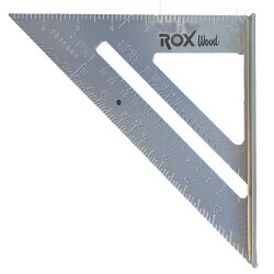 Rox Wood 0099 Alüminyum Üçgen Marangoz Gönye 7 inç - ROXWOOD