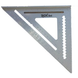 Rox Wood 0100 Alüminyum Üçgen Marangoz Gönye 12 inç - ROXWOOD