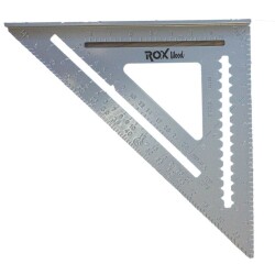 Rox Wood 0100 Alüminyum Üçgen Marangoz Gönye 12 inç - ROXWOOD