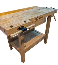 Rox Wood 0111 İki Mengeneli Hobi Ahşap Oyma Marangoz Çalışma Tezgahı 106 cm - 2