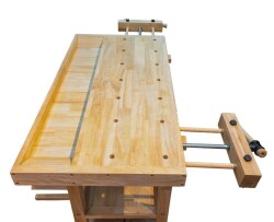 Rox Wood 0112 Mengeneli Ahşap Çalışma Tezgahı 190 cm - 55 Kg - 2