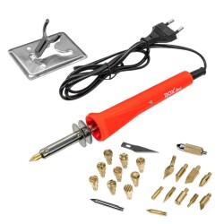 Rox Wood 0142 Ahşap Yakma ve Hobi Seti 30 Watt - 27 Parça - 1