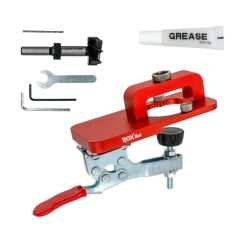 Rox Wood 0156 Alüminyum Tas Menteşe Kılavuz Seti - ROXWOOD