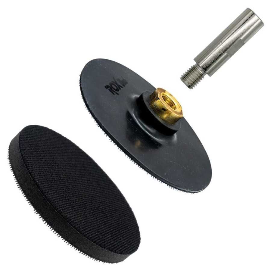Smith & Mighty＋Rob Smith LP 2枚セット Rox Wood 0181 Esnek Cırt Zımpara Taban Seti 115 mm (3 Parça