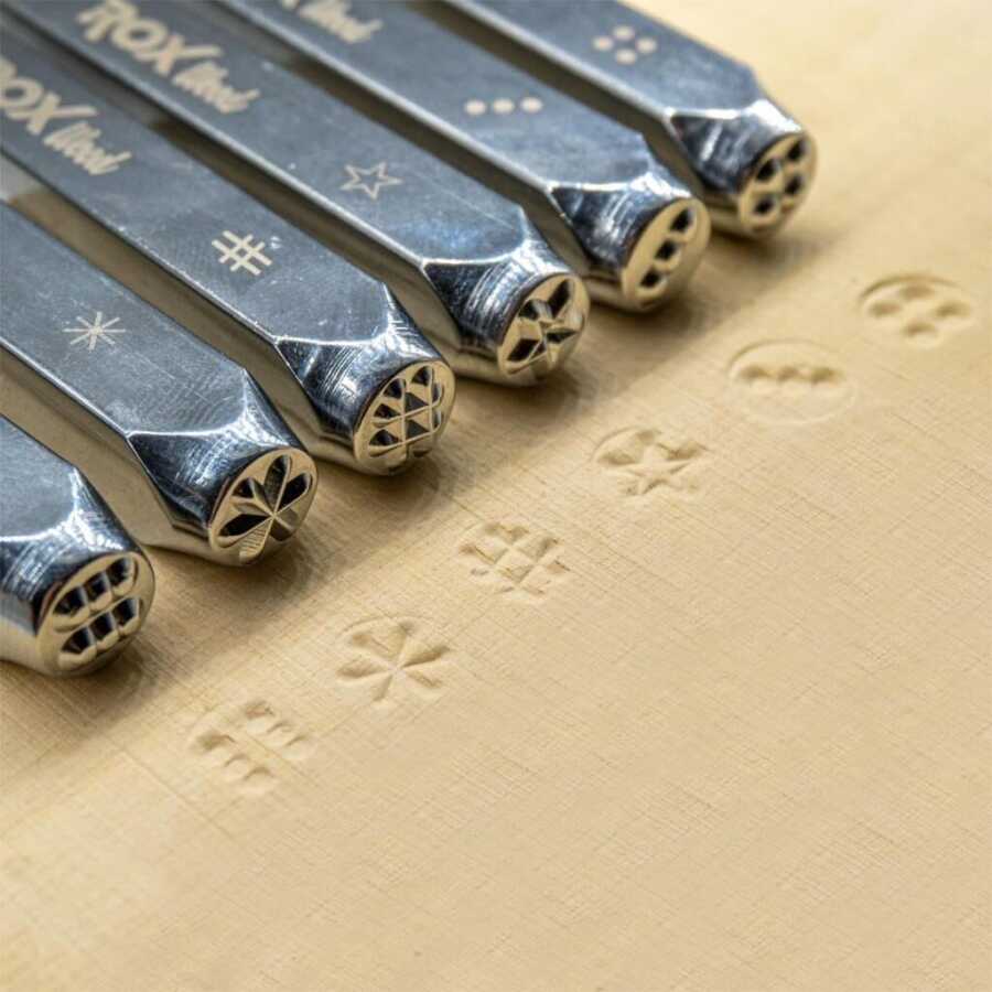 Rox Wood 0190 İşaretleme Zımba Seti 6 mm - 6 Parça - Starwood Yapı