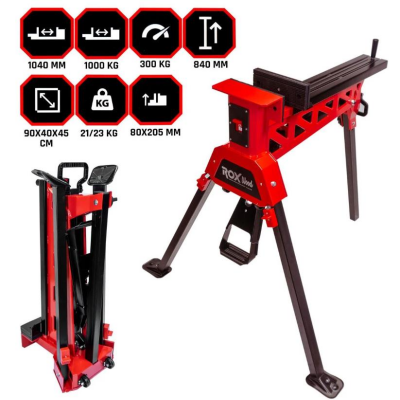 Rox Wood 0194 Çok Amaçlı Katlanır Portatif Çalışma Tezgahı - 1